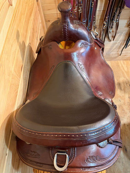 16” RW Bowman B-Light Western Ranch Trail Saddle Model 9416