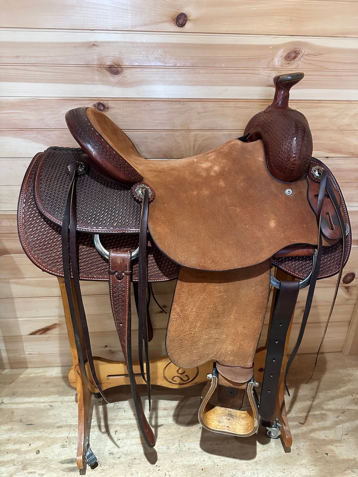 16” Diamond K Saddlery Ranch Roper Western Saddle