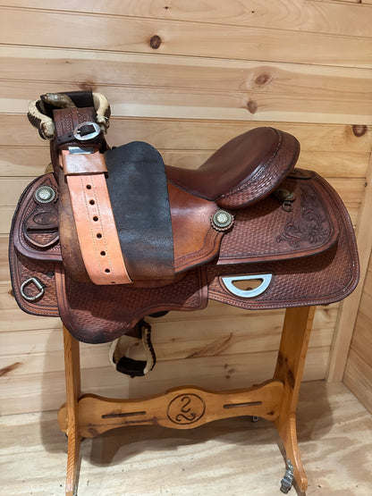 16” Mitch Harrison Custom Maker Western Reining Saddle