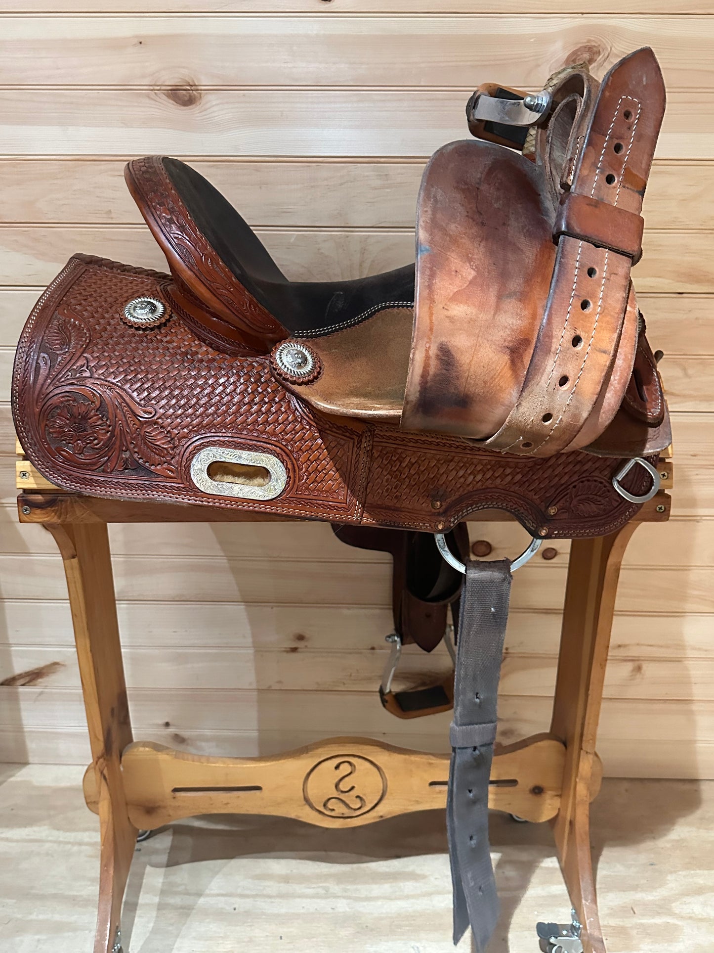 14.5” McKinneys Pro Series Barrel Racing Western Saddle