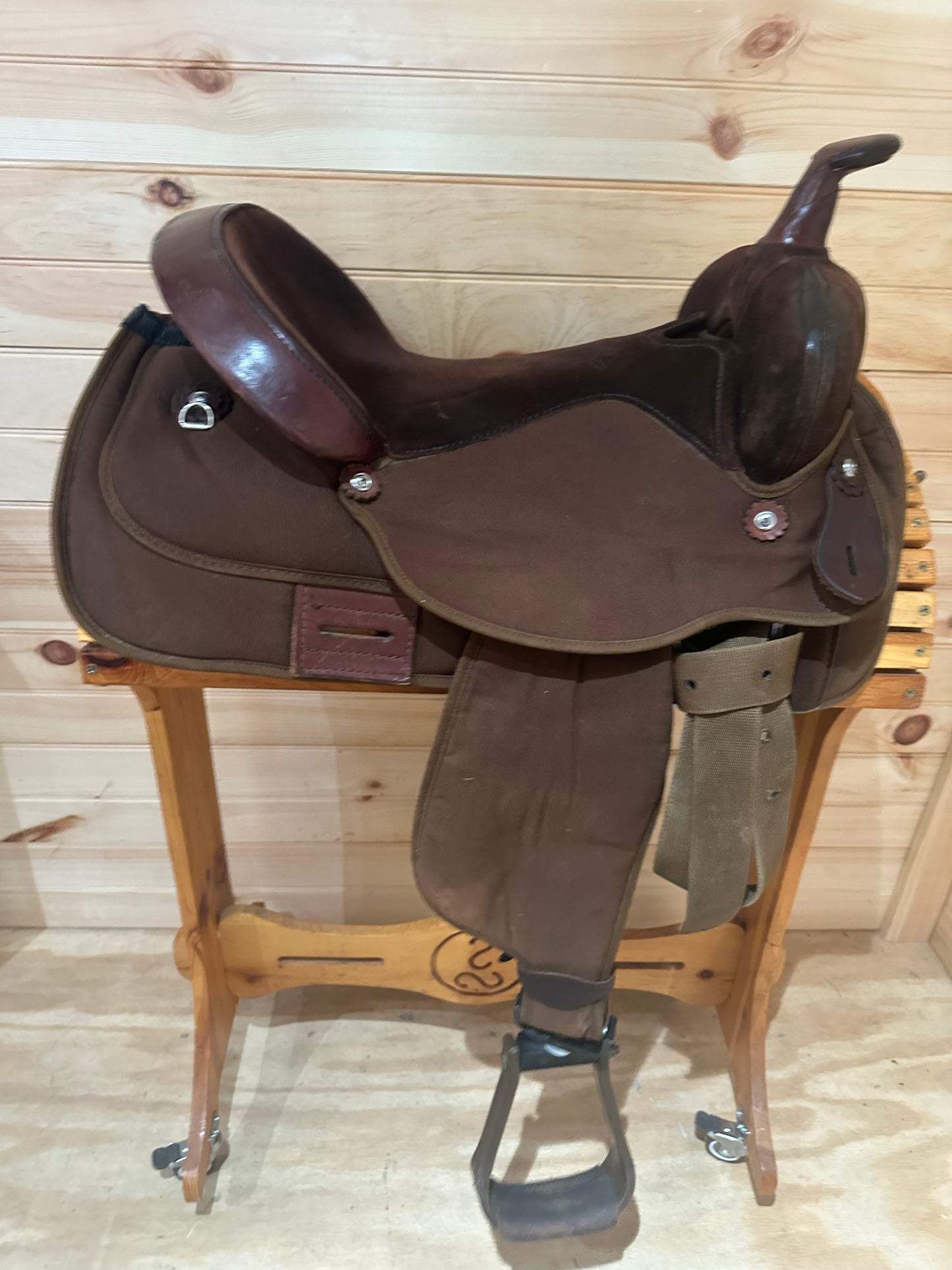 16” Circle Y Cordura Park & Trail Western Saddle Model 3011