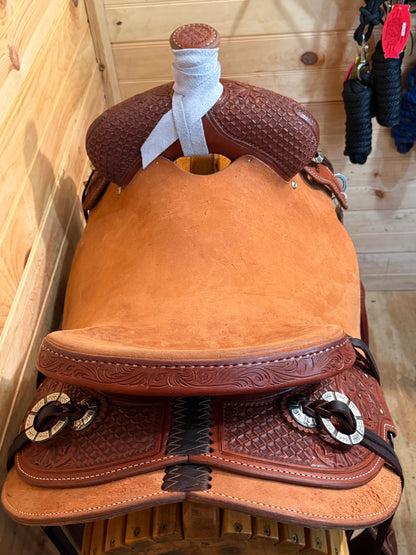 15.5" Paul Taylor Cowboy Ranch Western Saddle