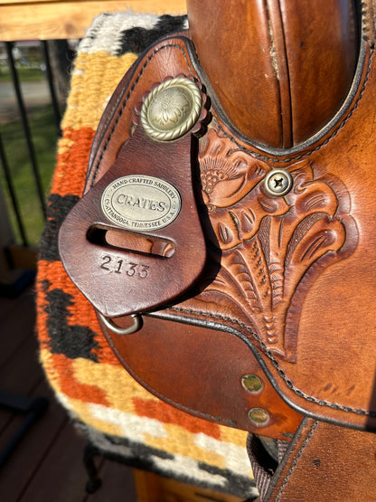 15” Crates Saddlery Western Trail Saddle Model 2133