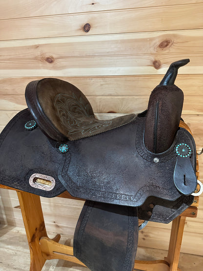 14” Circle Y High Horse Lindale Western Barrel Saddle Model 6228  (2019 Year)