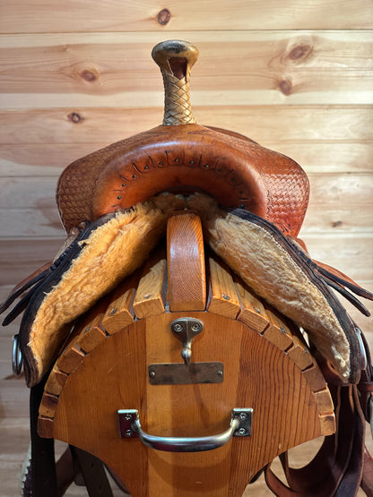 10” Billy Cook Maker Sulphur, OK Maker Youth Western Saddle Model 896