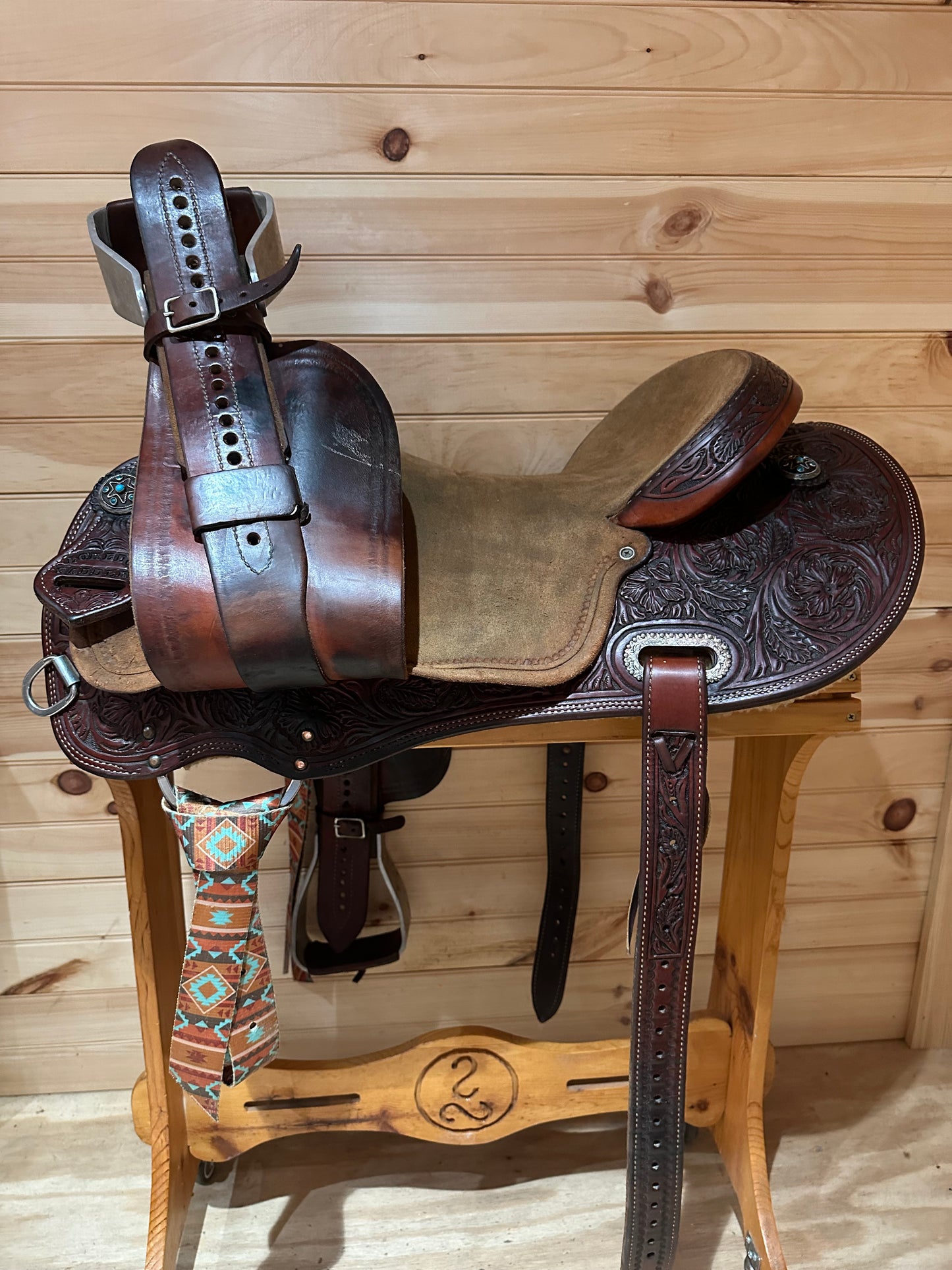 16.5” Loredo Saddle Co Western Ranch Saddle
