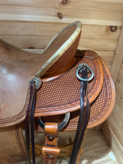 16” Saltgrass Saddlery Ranch Roper Western Saddle