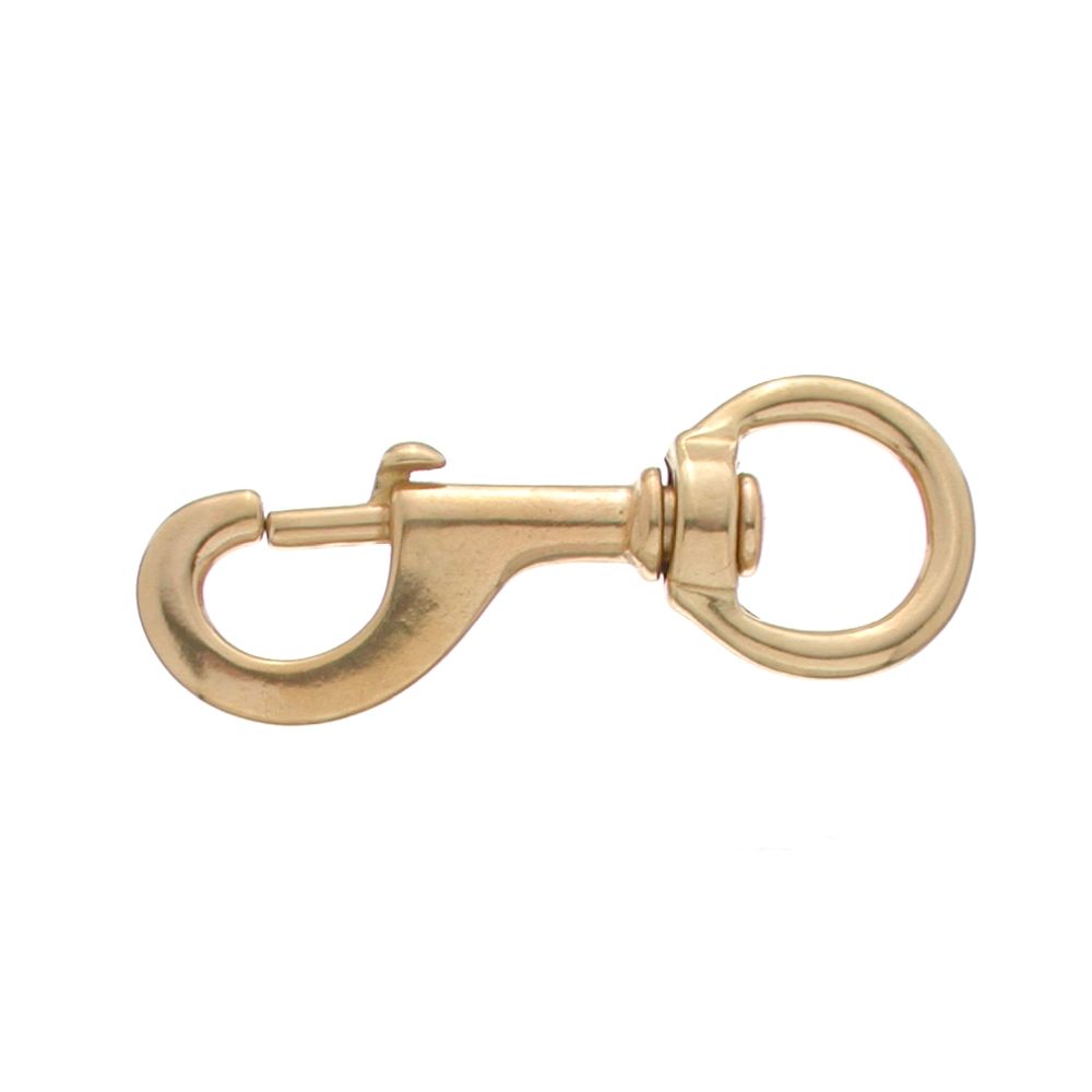 3/4" Brass-Plated Bolt Snap