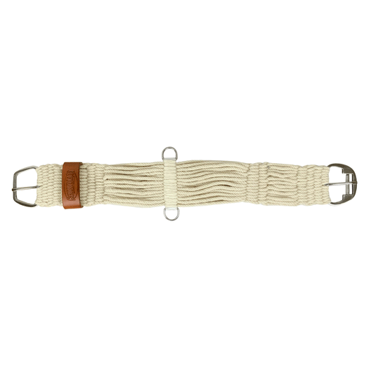 Showman Mohair Straight String Girth with Stainless Steel Roller Buckle