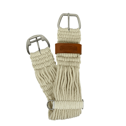 Showman Mohair Straight String Girth with Stainless Steel Roller Buckle