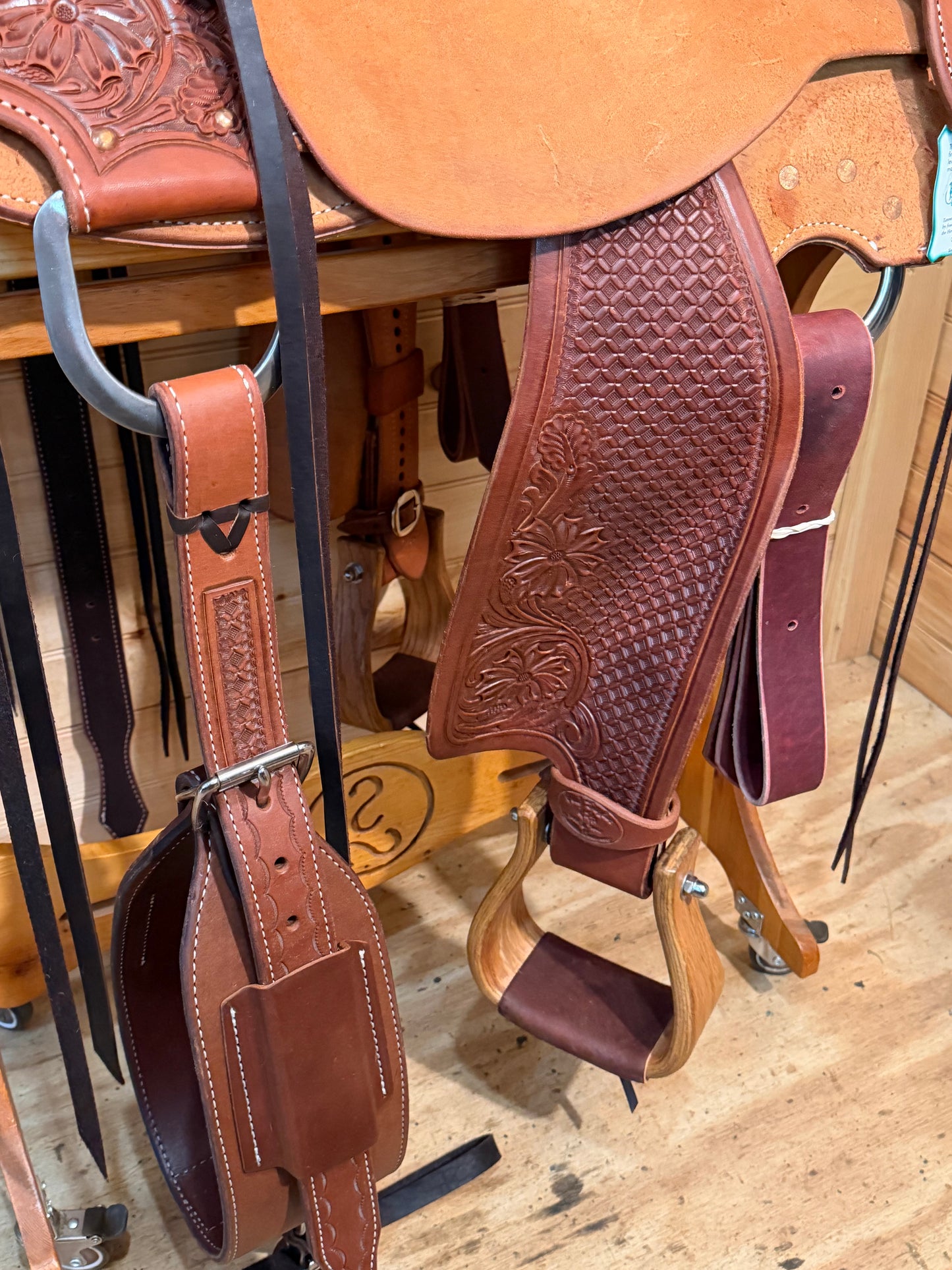 15.5" Paul Taylor Cowboy Ranch Western Saddle