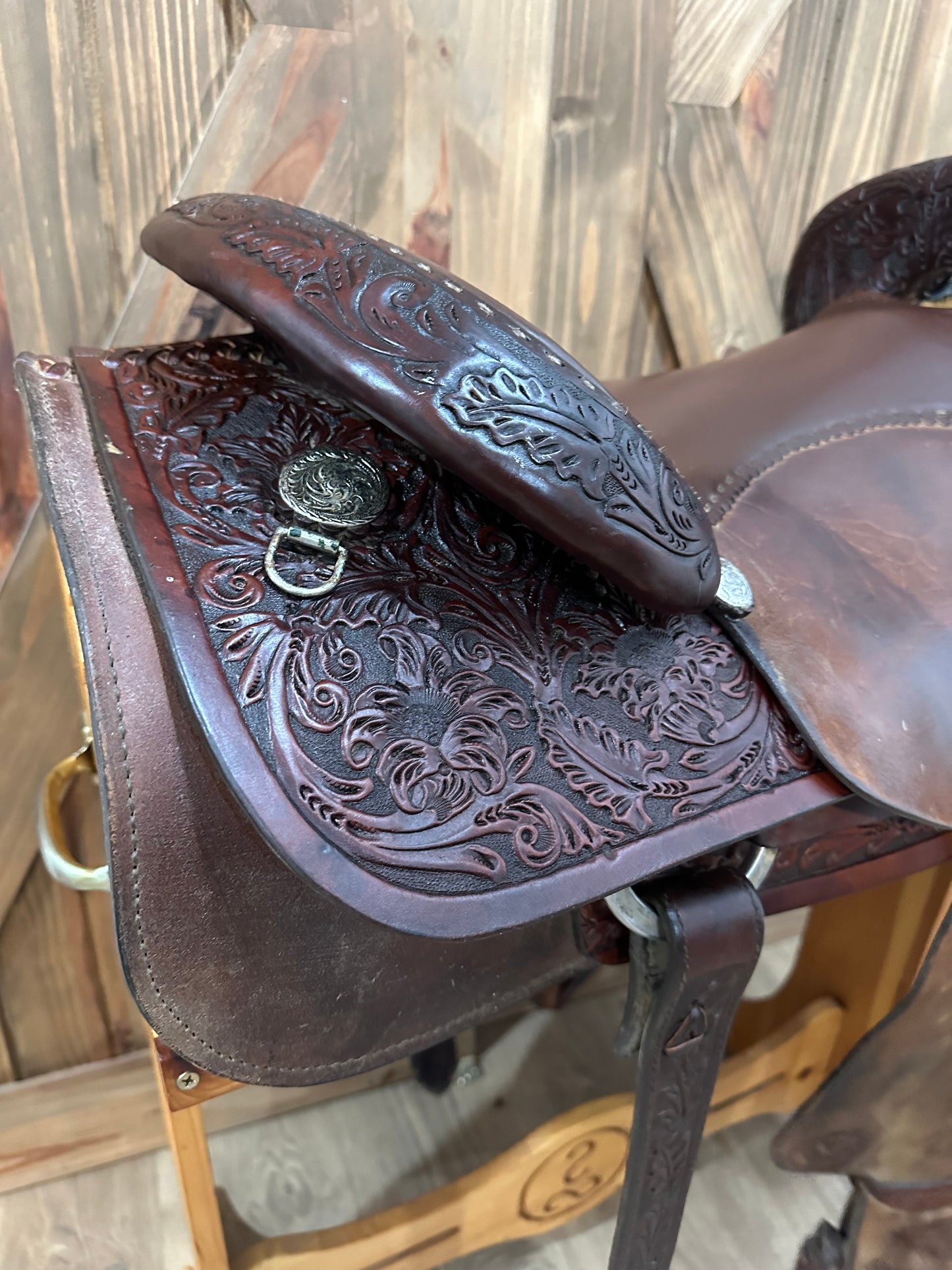 17” Circle Y Cutter Western Saddle Model 1356