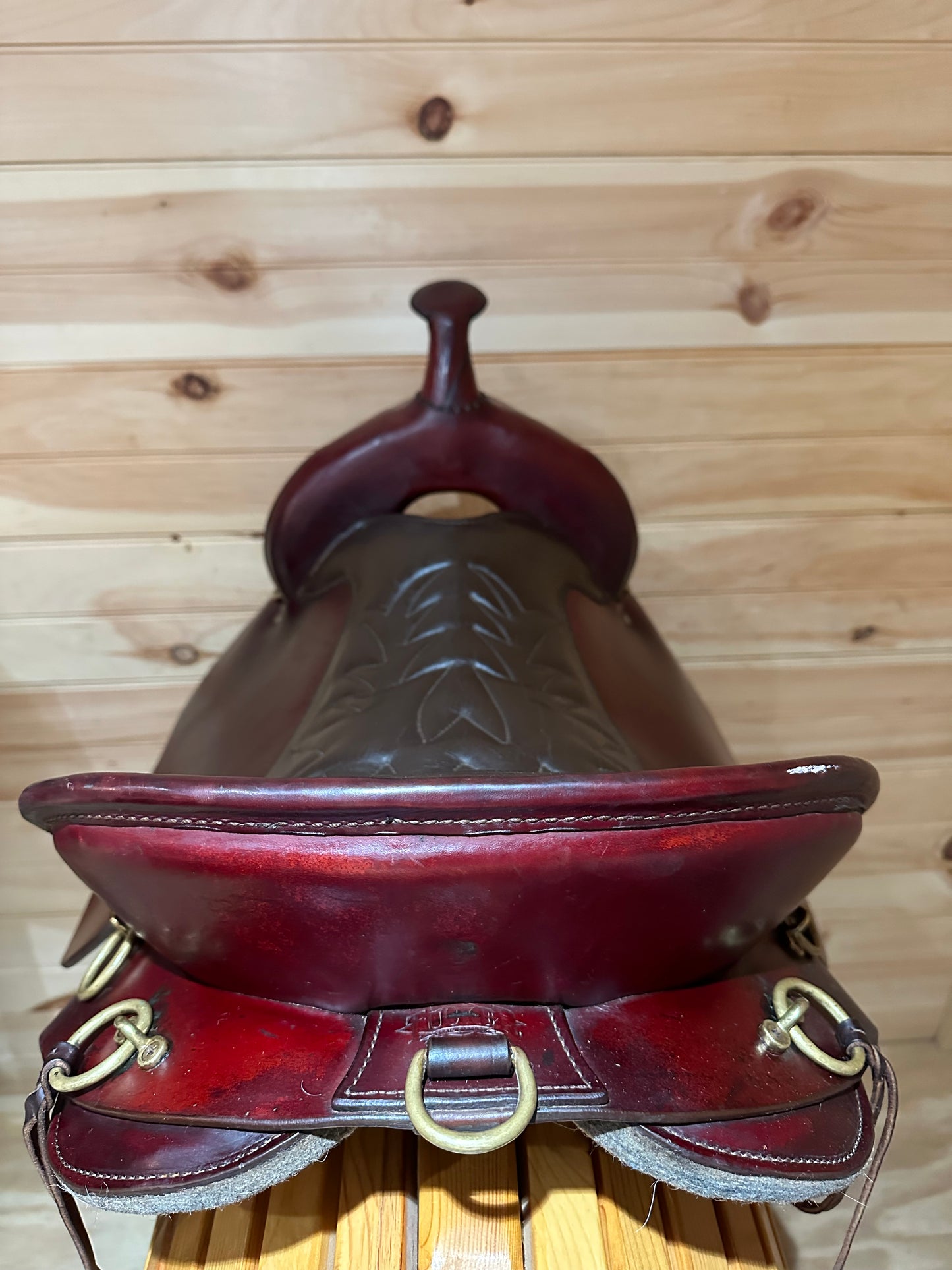 17.5” Tucker Saddlery Cheyenne Western Trail Saddle Model 157