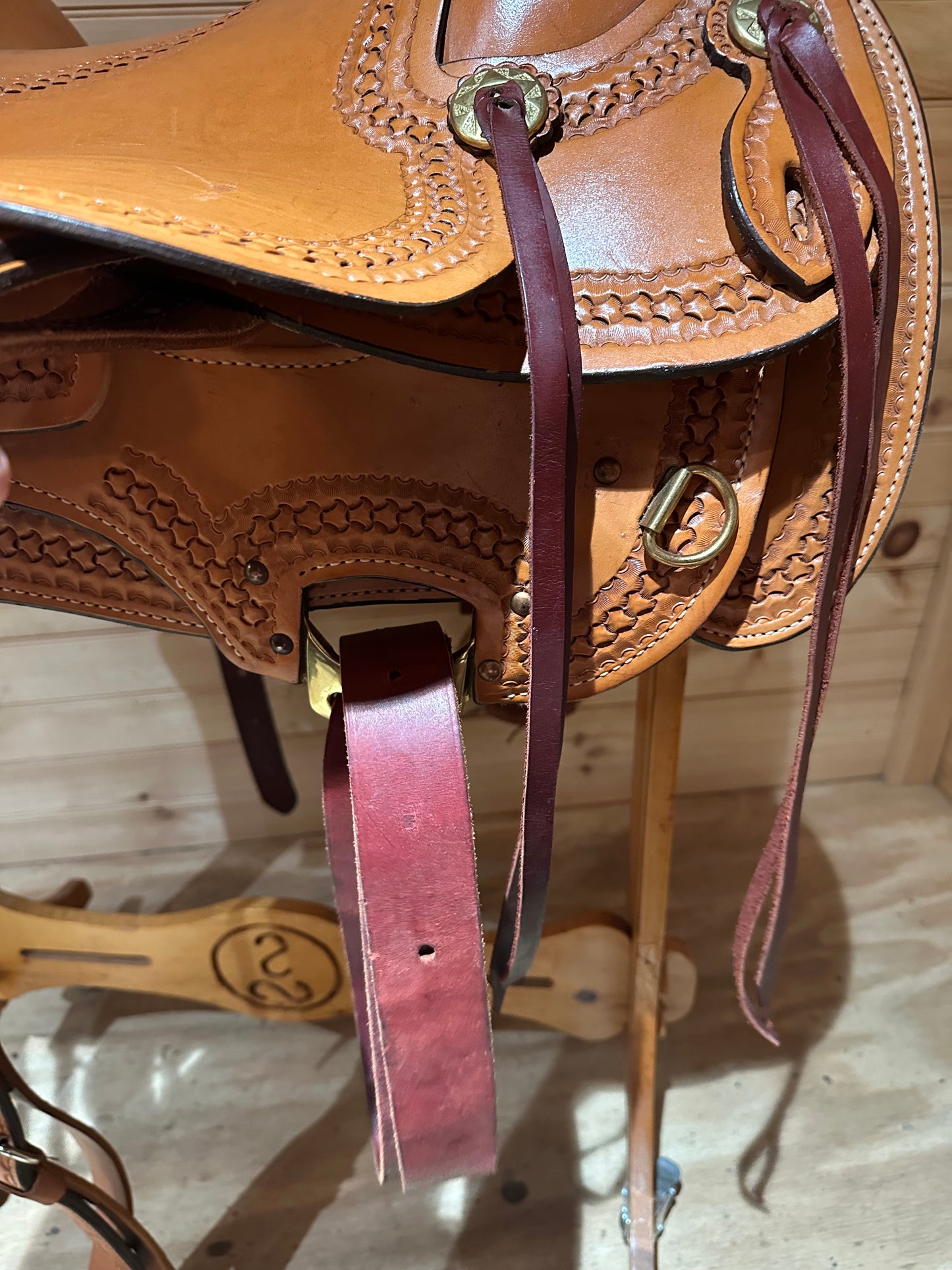 16” American Saddlery Mastercraft Wade Roper Western Saddle Model 122