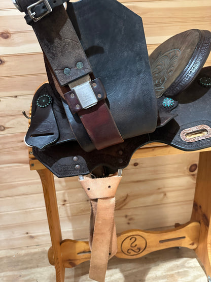 14” Circle Y High Horse Lindale Western Barrel Saddle Model 6228  (2019 Year)