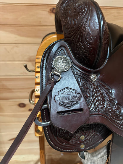 15” Circle Y High Horse Mesquite Trail Western Saddle Model 6864 (2022)