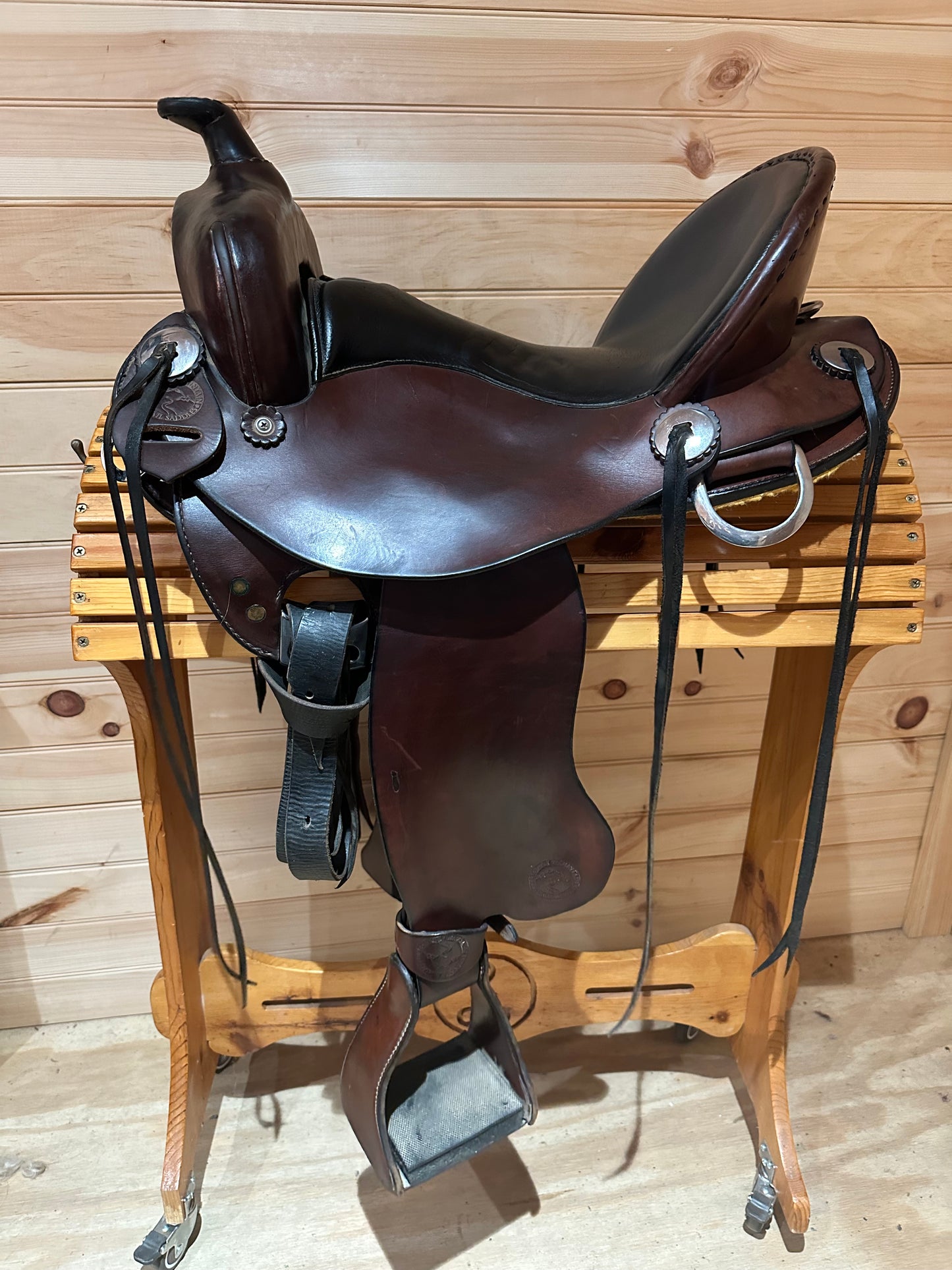 16.5” Allegany Mountain Saddlery Western Trail Saddle