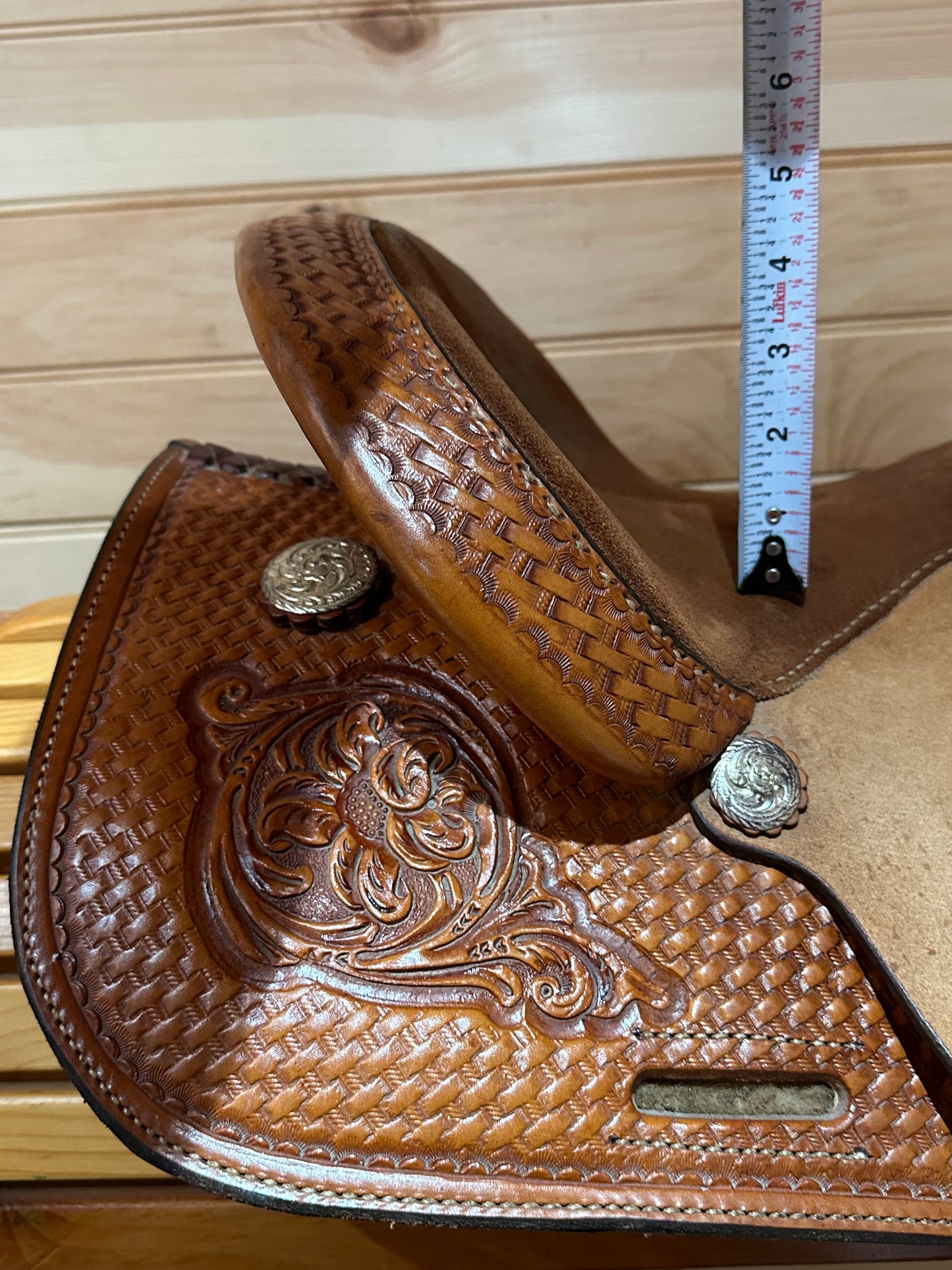 13” Circle Y Youth Bear Trap Barrel Racing Western saddle Model 2040