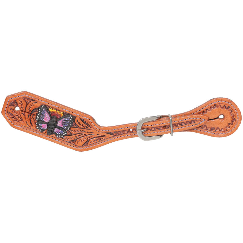 Silver Royal Butterfly Spur Straps