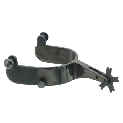 Tough1 Bull Rider Blue Steeled Rodeo Spurs