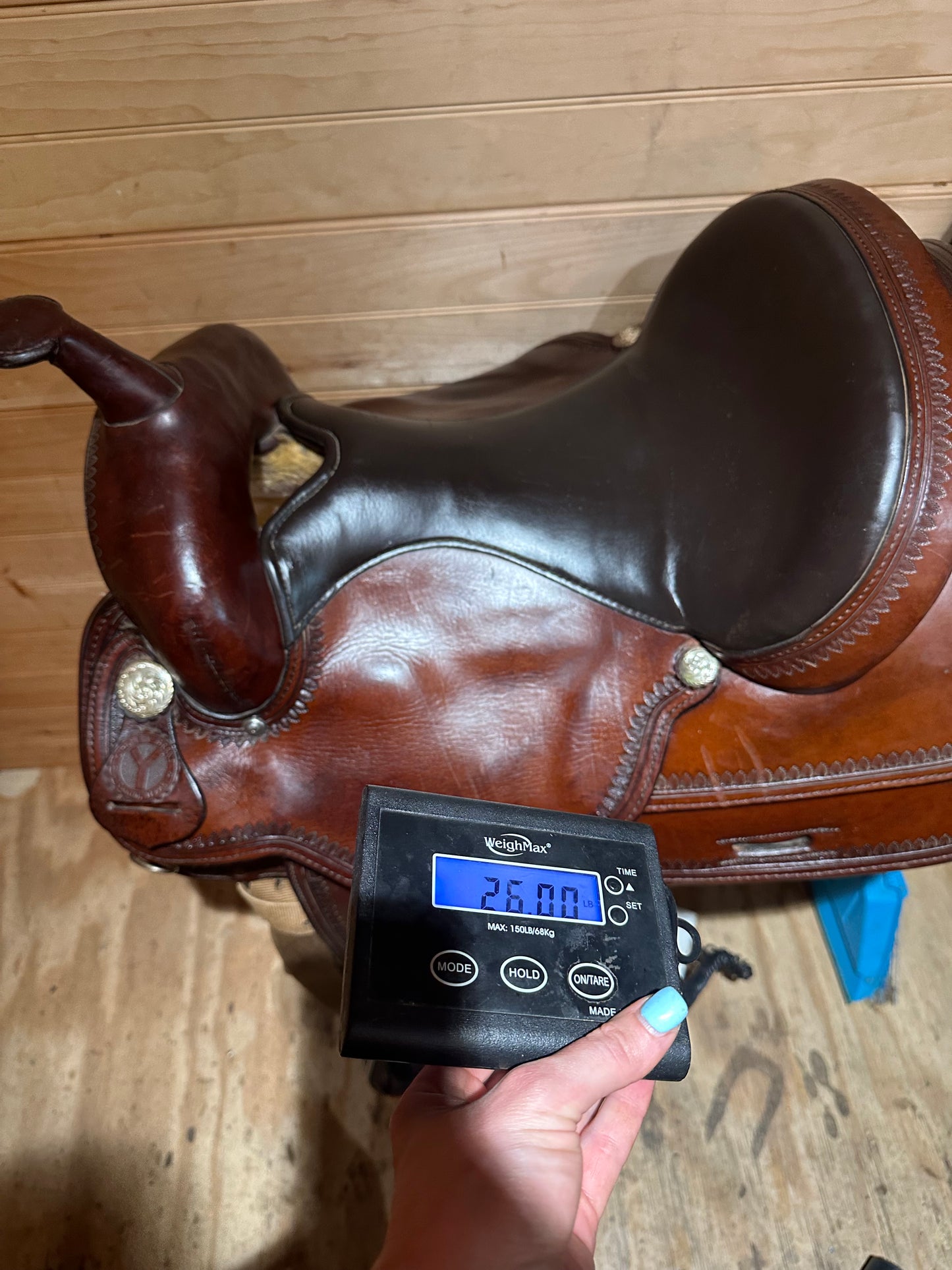 16” Circle Y Topeka Flex-Lite Western Trail Saddle Model 1551
