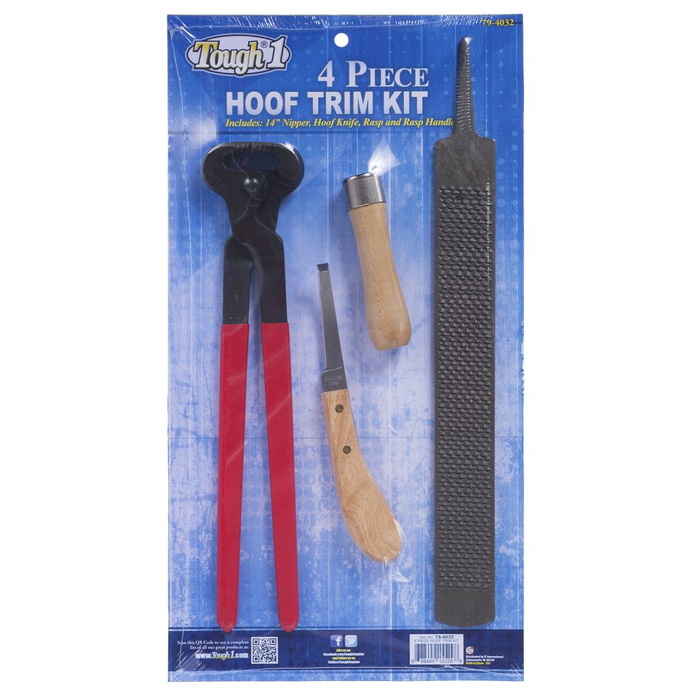 Tough1 4 Piece Hoof Trim Kit