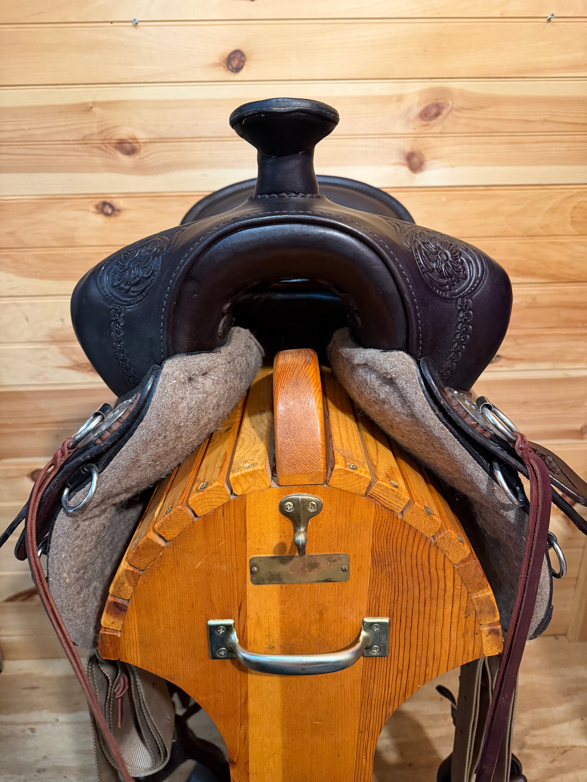 18.5” Tucker High Plains Western Trail Saddle Model T60