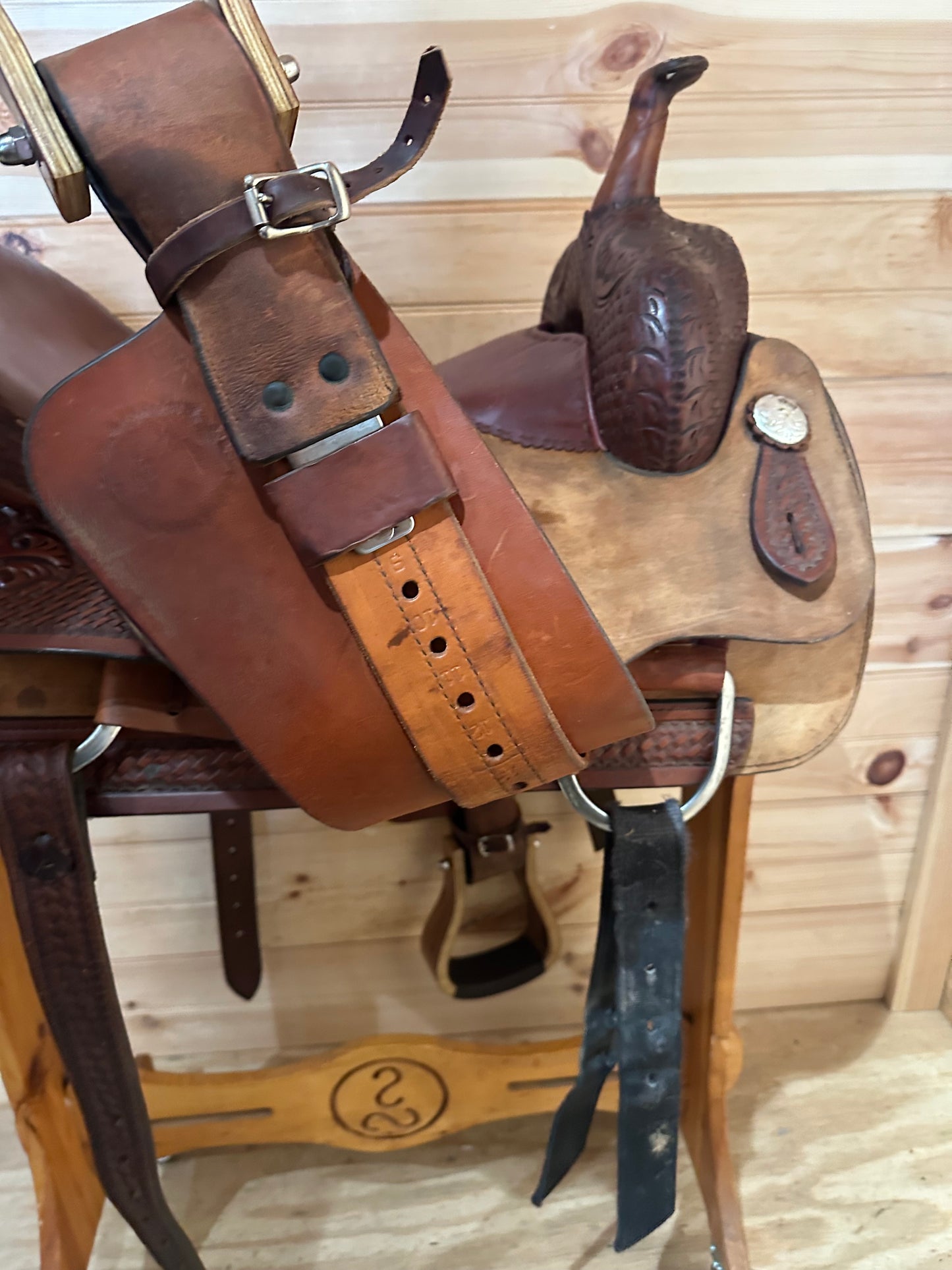 17” Circle Y Cutter Pat Earnheart Western Saddle Model 1345