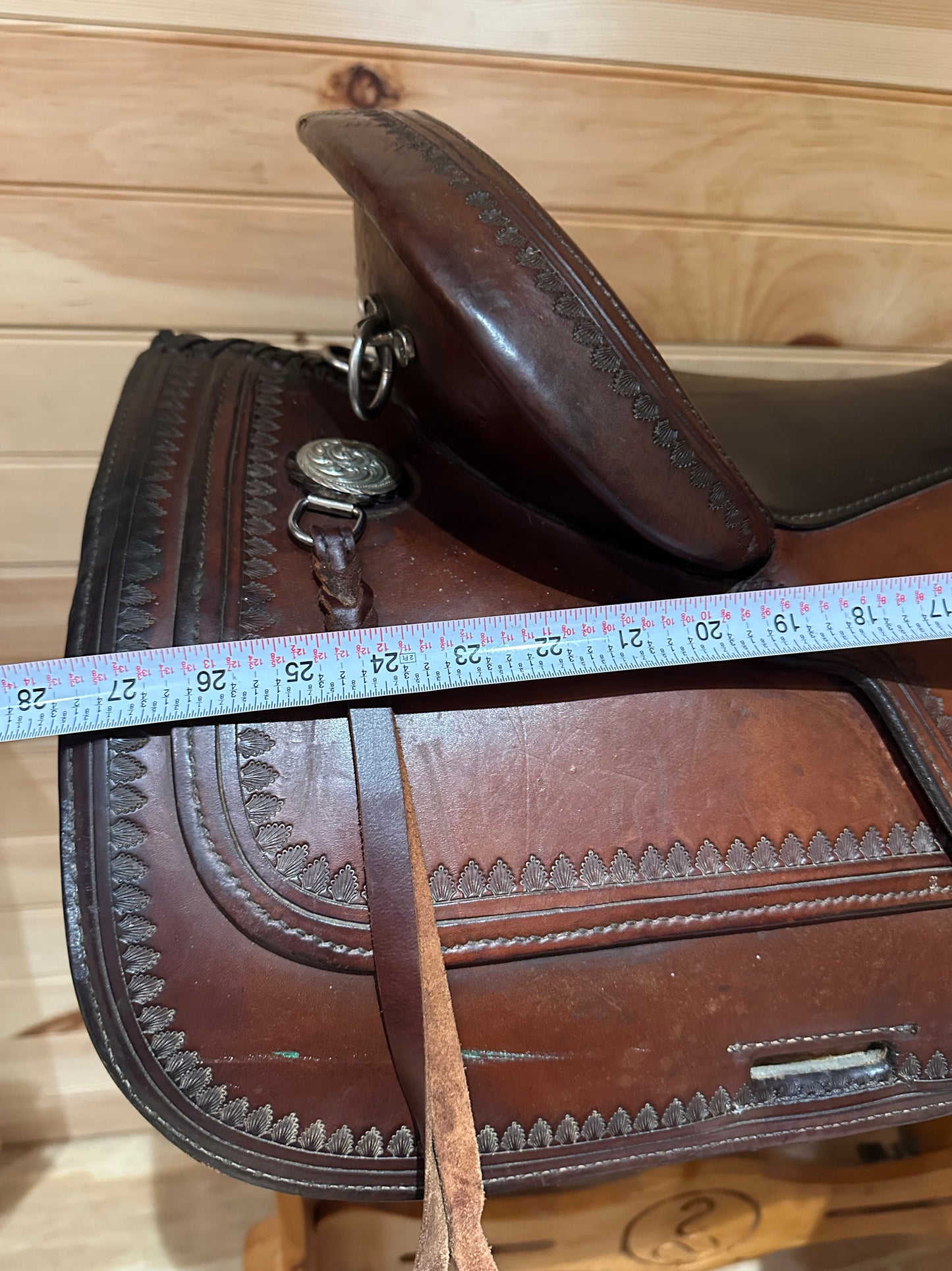 17” Circle Y Topeka Flex-Lite Western Trail Saddle Model 1551