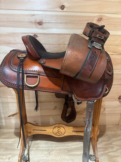 16” Tex Tan Tex-Flex Western Trail Saddle Model 08-TF408-6