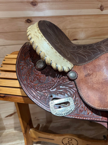 14” Saddlesmith Barrel Racing Saddle Model 22543.1