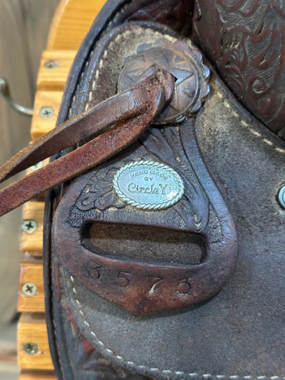 15” Circle Y Martha Josey Barrel Racing Saddle Model 3575