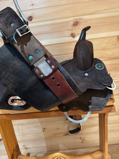14” Circle Y High Horse Lindale Western Barrel Saddle Model 6228  (2019 Year)