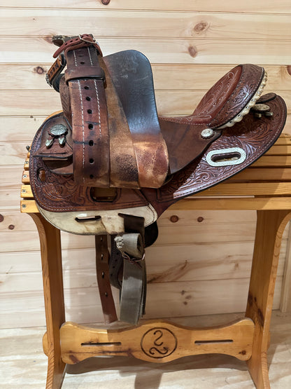 14” Circle Y Martha Josey Ultimate Barrel Racing Saddle Model 1173