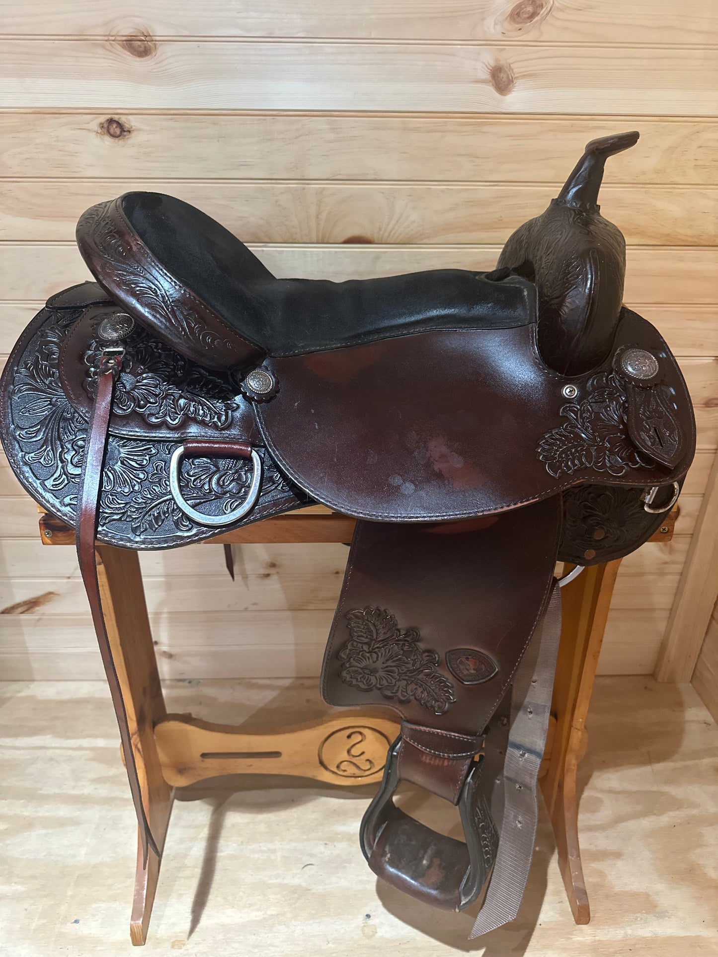 17” Tex Tan Hereford Western Trail Saddle Model 08-4903C7