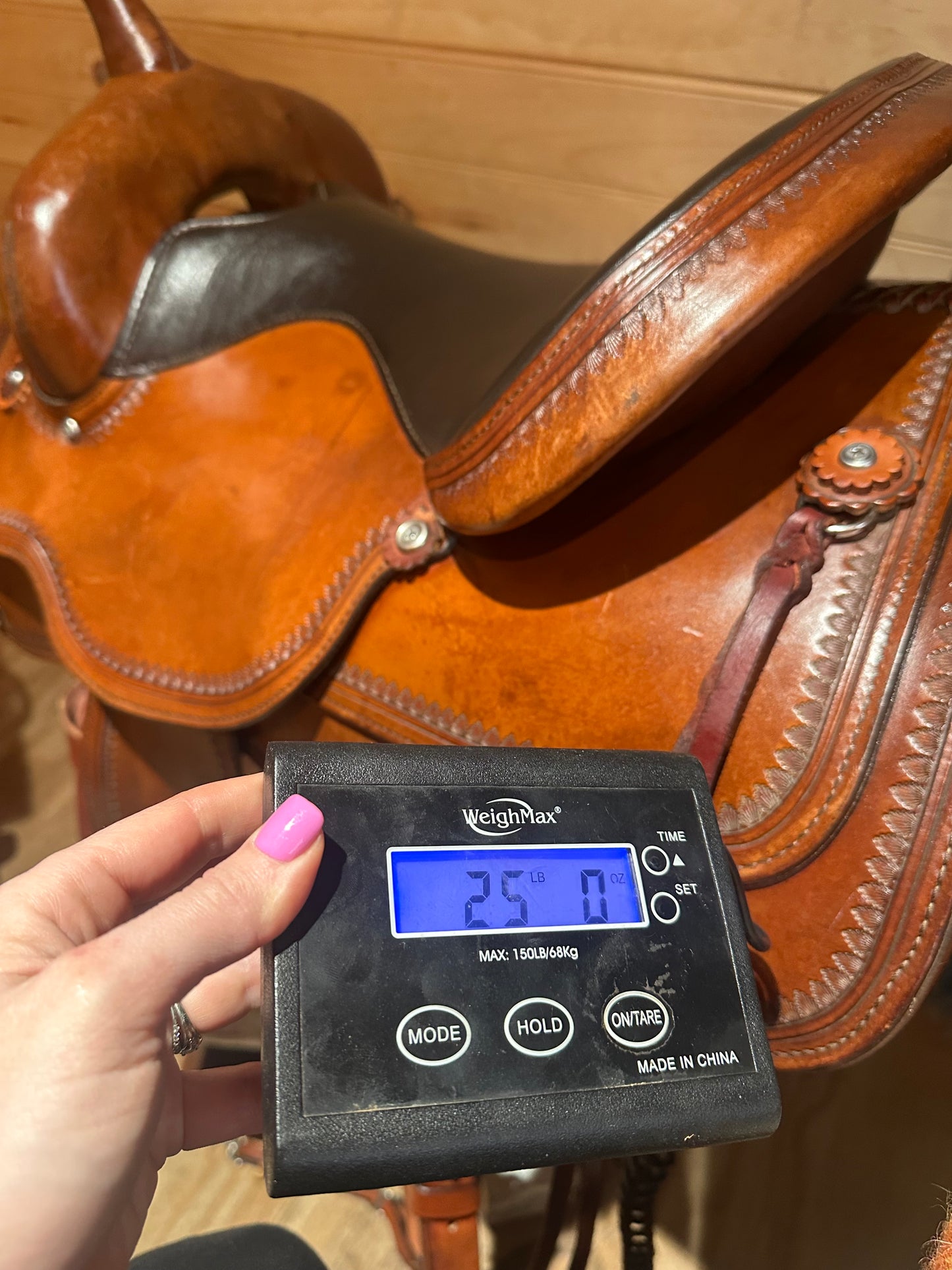 15” Circle Y Topeka Flex-Lite Western Trail Saddle Model 1551