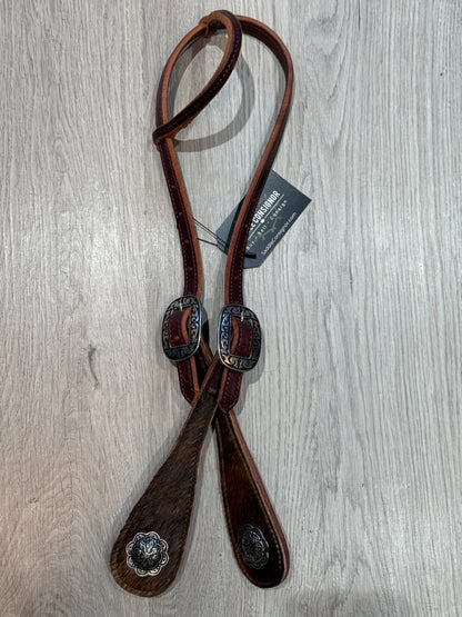 Jeremiah Watt Cowhide One Ear Headstall– Premium Amish Leather by Spur Creek Tack