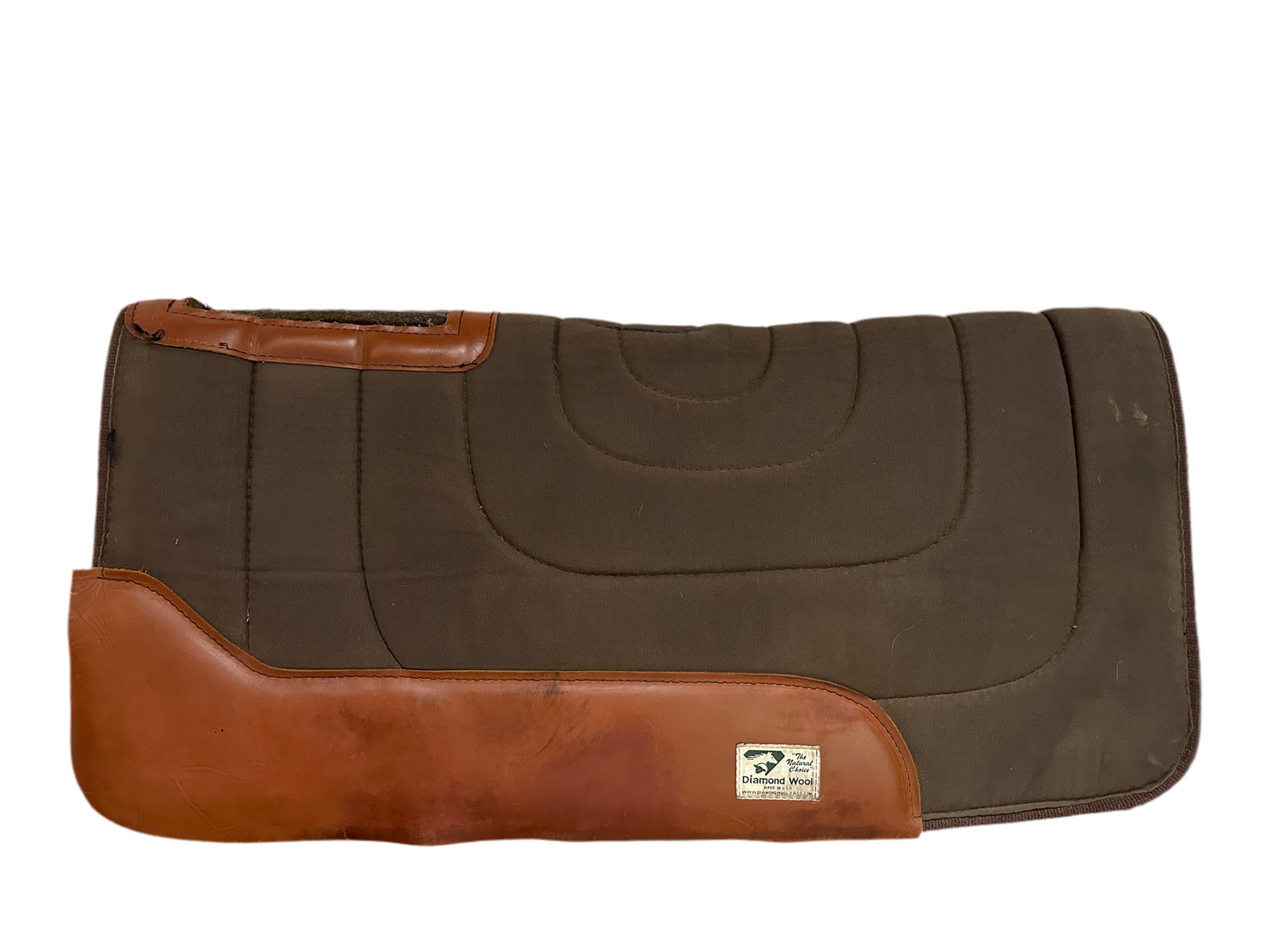 Diamond Wool Foam core Shock Absorber Western Saddle Pad, 32”L x32”D x1”
