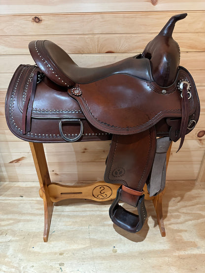 16” Circle Y Shawnee Flex-Lite Western Trail Saddle Model 1654