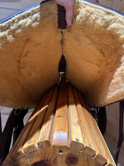 16” Crates Equi-Fit Western Trail Saddle Model 2160