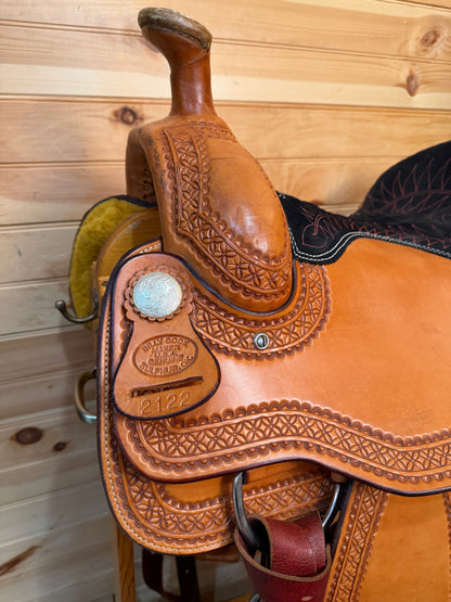 16” Billy Cook Maker Team Roper Sulphur, OK Western Saddle 2122