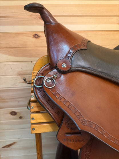 17” Brenneman’s Gaited Western Trail Saddle 080754