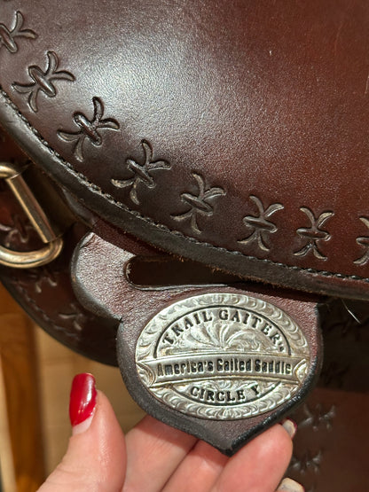 17” Circle Y Mississippi Trail Gaiter Western Gaited Saddle Model 1585
