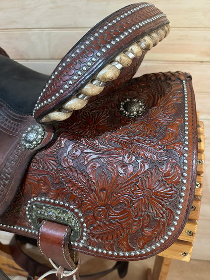 15” Tex Tan Barrel Racing Saddle