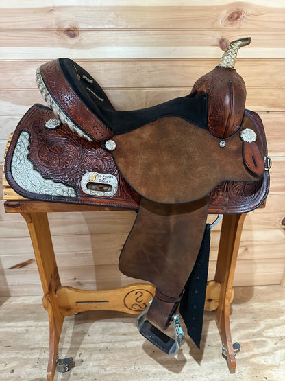 14” Circle Y High Horse Proven Aurora Barrel Racing Saddle Model 6215