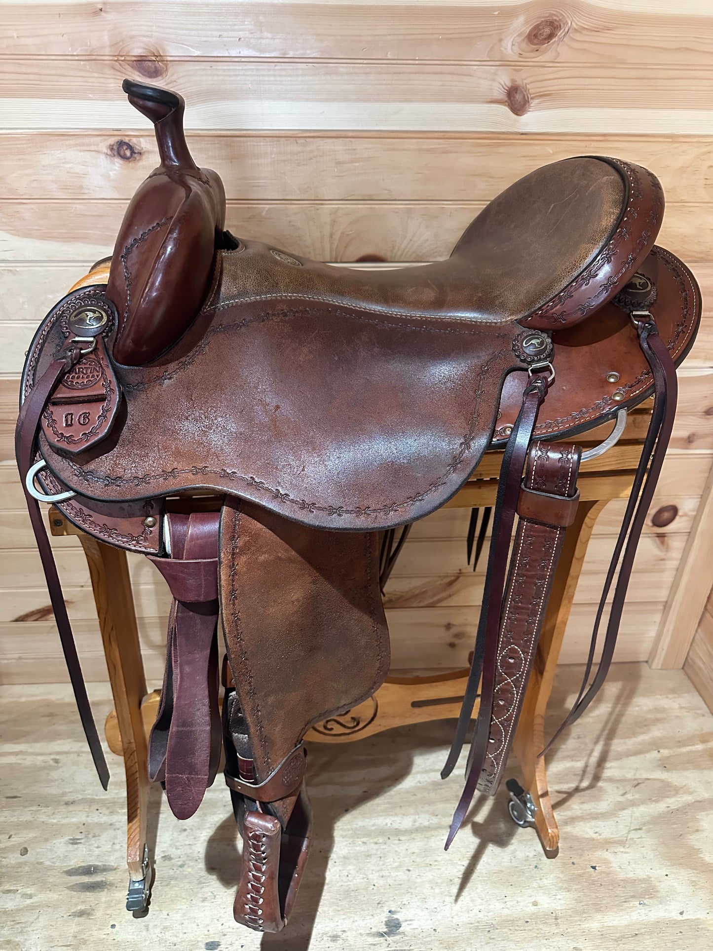 16” Clinton Anderson Aussie Saddle by Martin Saddlery