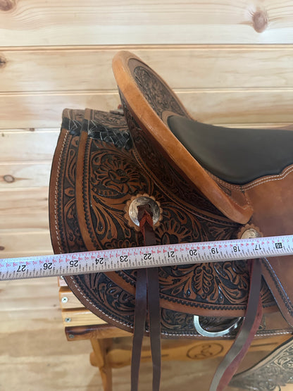 16” Hardseat Roper style Western Saddle Model 5266