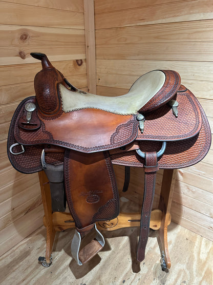 17” Billy Cook Maker Sulphur OK Reiner Western Saddle Model 6005