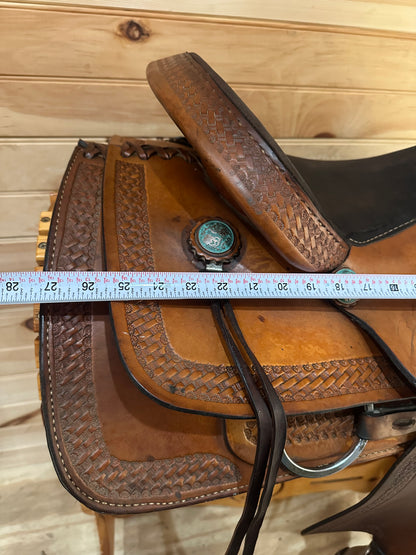 16” Nathan Lamb Roper Western Saddle Model 1601