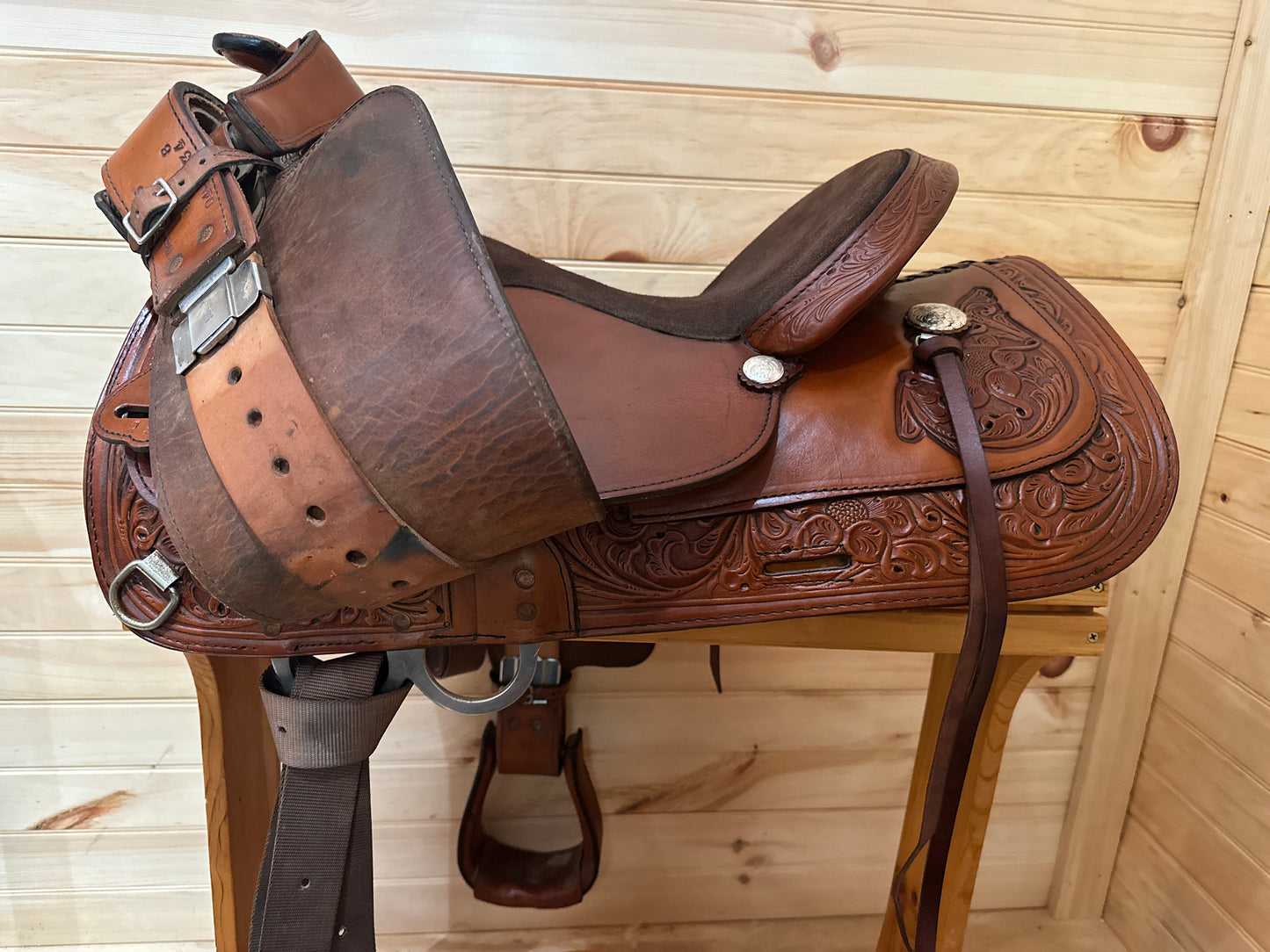 15” Tex Tan Hereford Western Trail Saddle Model 08-4014P5